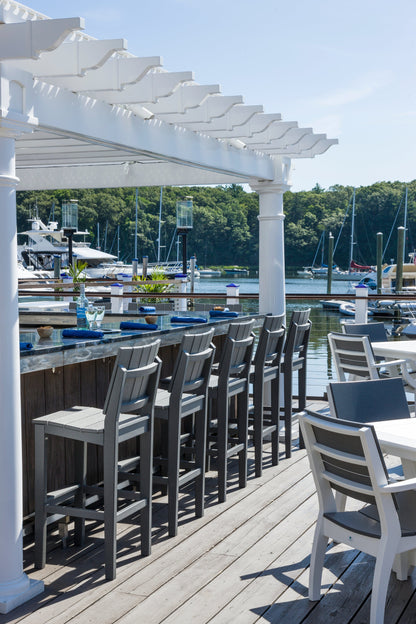 MAD 30" Bar Side Chair (Armless) by Seaside Casual Outdoor Bar Chair Seaside Casual Furniture 