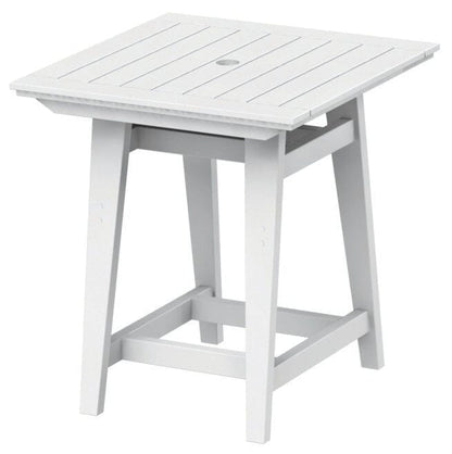 MAD 33" Square Balcony Table by Seaside Casual Outdoor Balcony Table Seaside Casual Furniture Heathered-Smoke 
