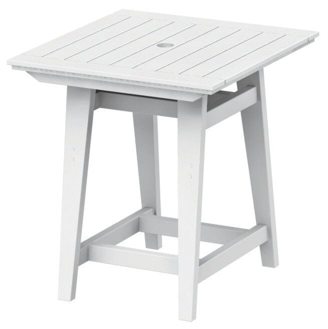 MAD 33" Square Balcony Table by Seaside Casual Outdoor Balcony Table Seaside Casual Furniture Heathered-Teak 