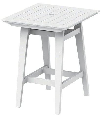 MAD 33" Square Bar Table by Seaside Casual Outdoor Bar Table Seaside Casual Furniture Heathered-Teak 
