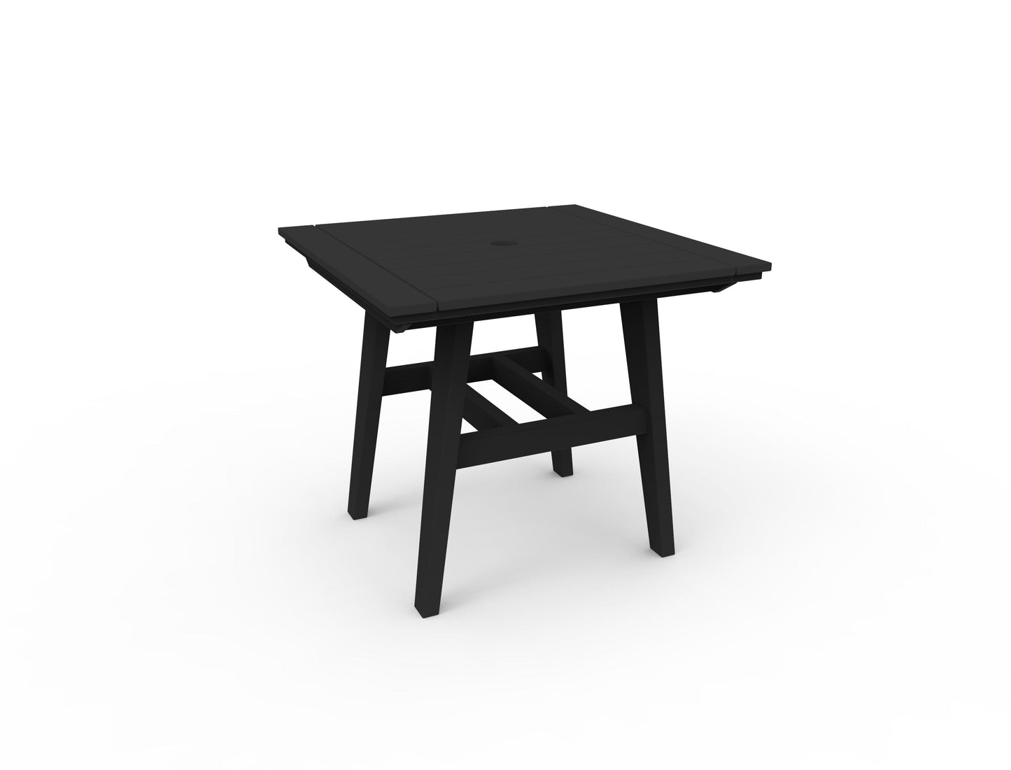 MAD 33" Square Dining Table by Seaside Casual Outdoor Dining Table Seaside Casual Furniture Black 