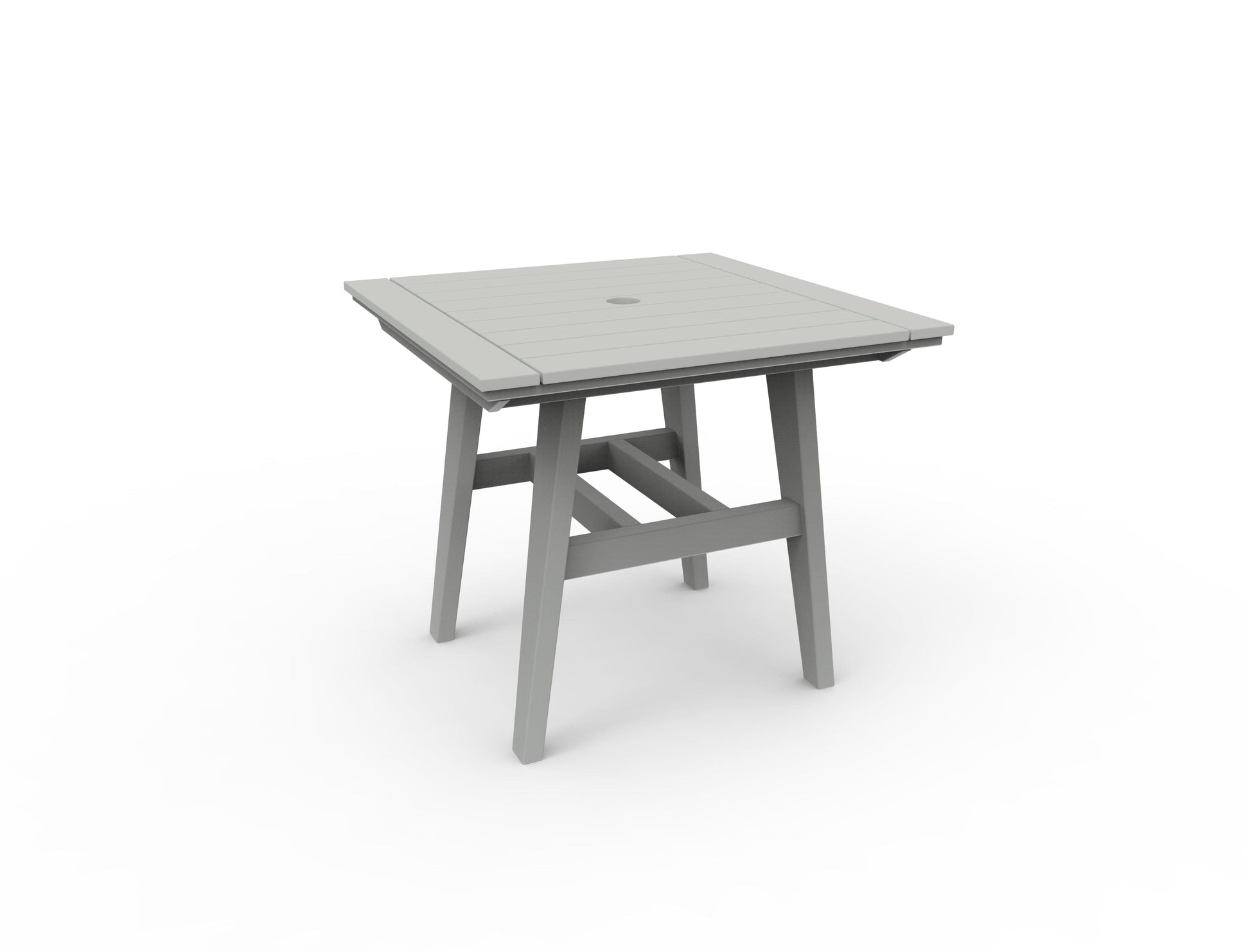 MAD 33" Square Dining Table by Seaside Casual Outdoor Dining Table Seaside Casual Furniture Gray 