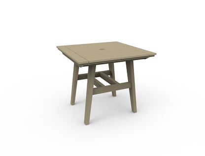 MAD 33" Square Dining Table by Seaside Casual Outdoor Dining Table Seaside Casual Furniture Natural 