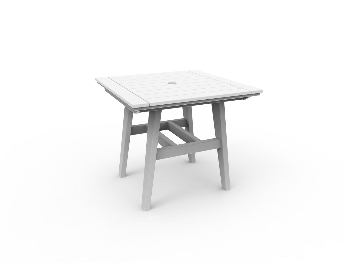 MAD 33" Square Dining Table by Seaside Casual Outdoor Dining Table Seaside Casual Furniture White 