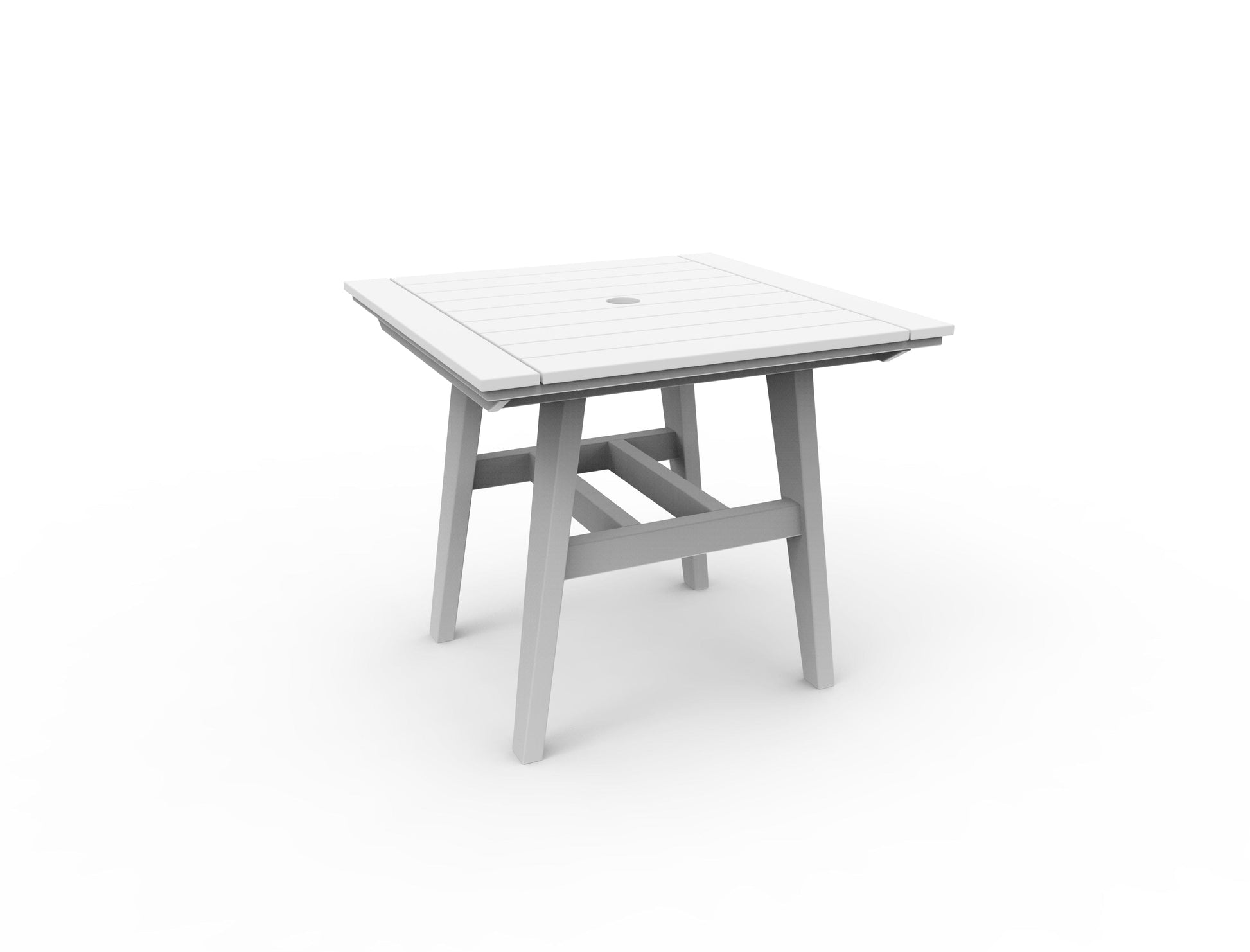 MAD 33" Square Dining Table by Seaside Casual Outdoor Dining Table Seaside Casual Furniture White 