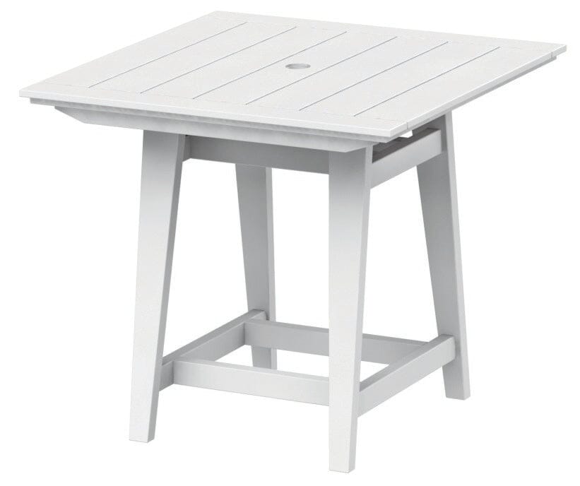 MAD 40" Square Balcony Table by Seaside Casual Outdoor Balcony Table Seaside Casual Furniture 