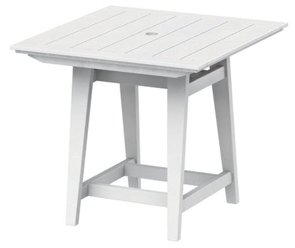 MAD 40" Square Balcony Table by Seaside Casual Outdoor Balcony Table Seaside Casual Furniture Heathered-Smoke 