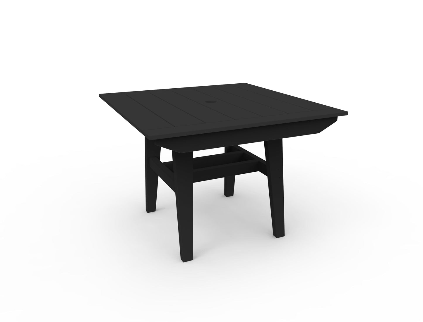 MAD 40" Square Dining Table by Seaside Casual Outdoor Dining Table Seaside Casual Furniture Black 