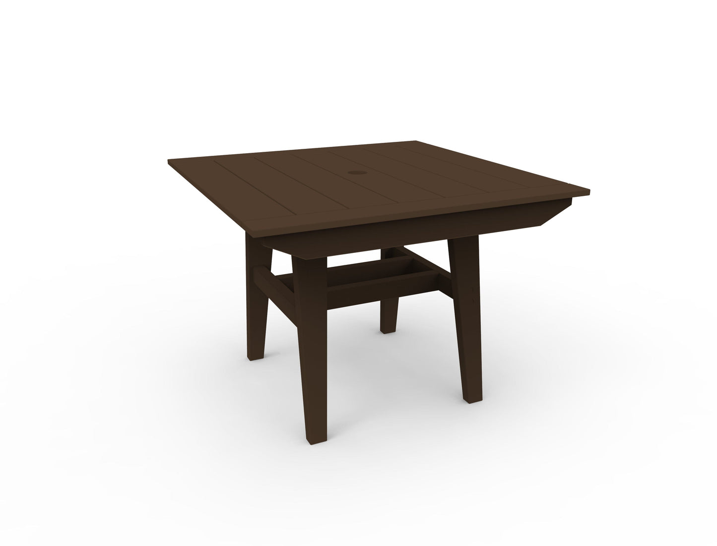 MAD 40" Square Dining Table by Seaside Casual Outdoor Dining Table Seaside Casual Furniture Chestnut 