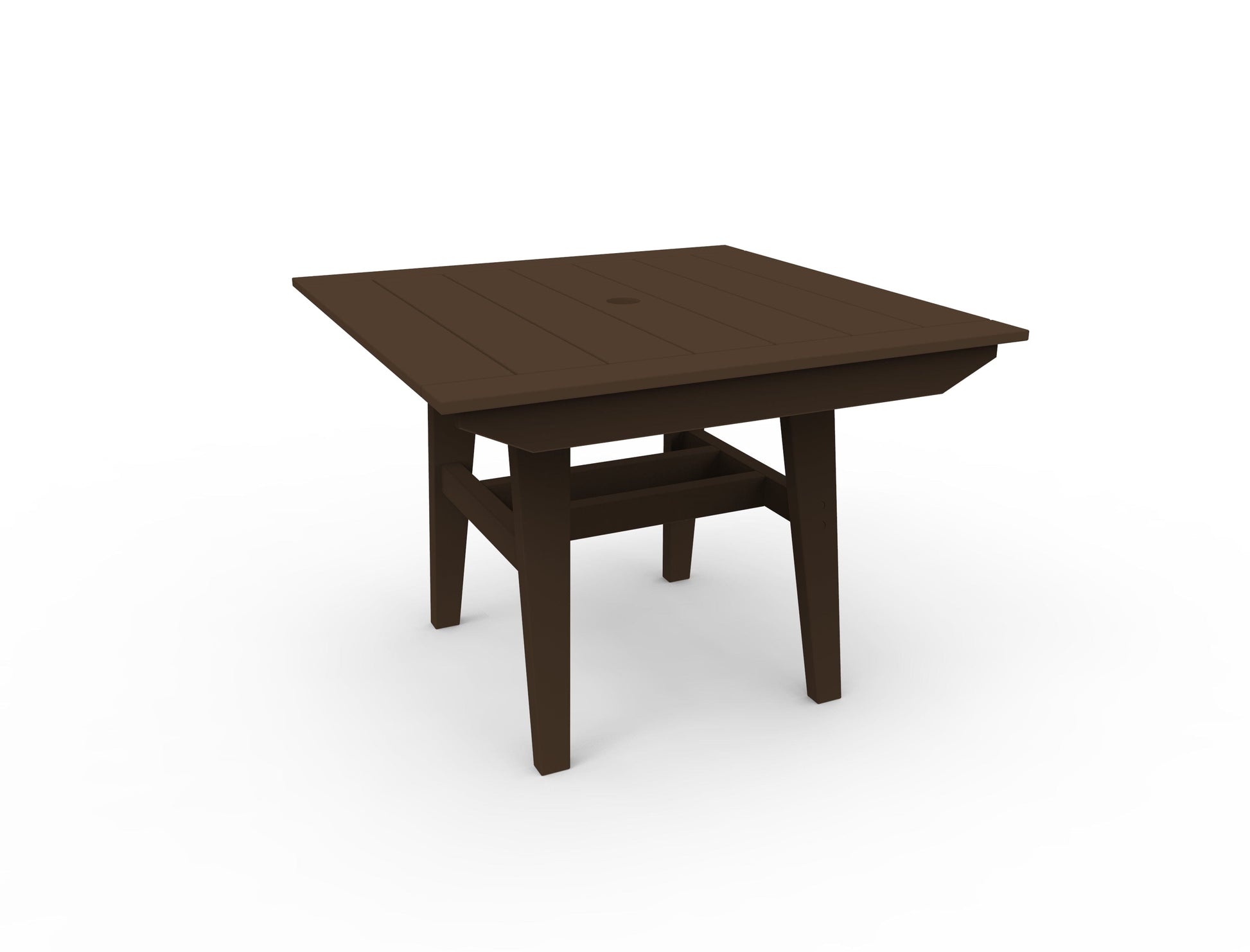 MAD 40" Square Dining Table by Seaside Casual Outdoor Dining Table Seaside Casual Furniture Chestnut 