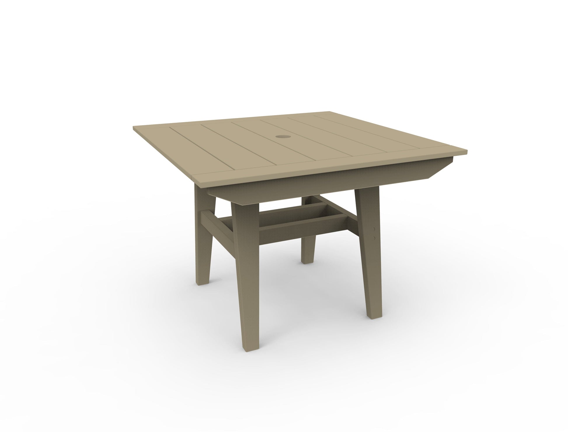 MAD 40" Square Dining Table by Seaside Casual Outdoor Dining Table Seaside Casual Furniture Natural 