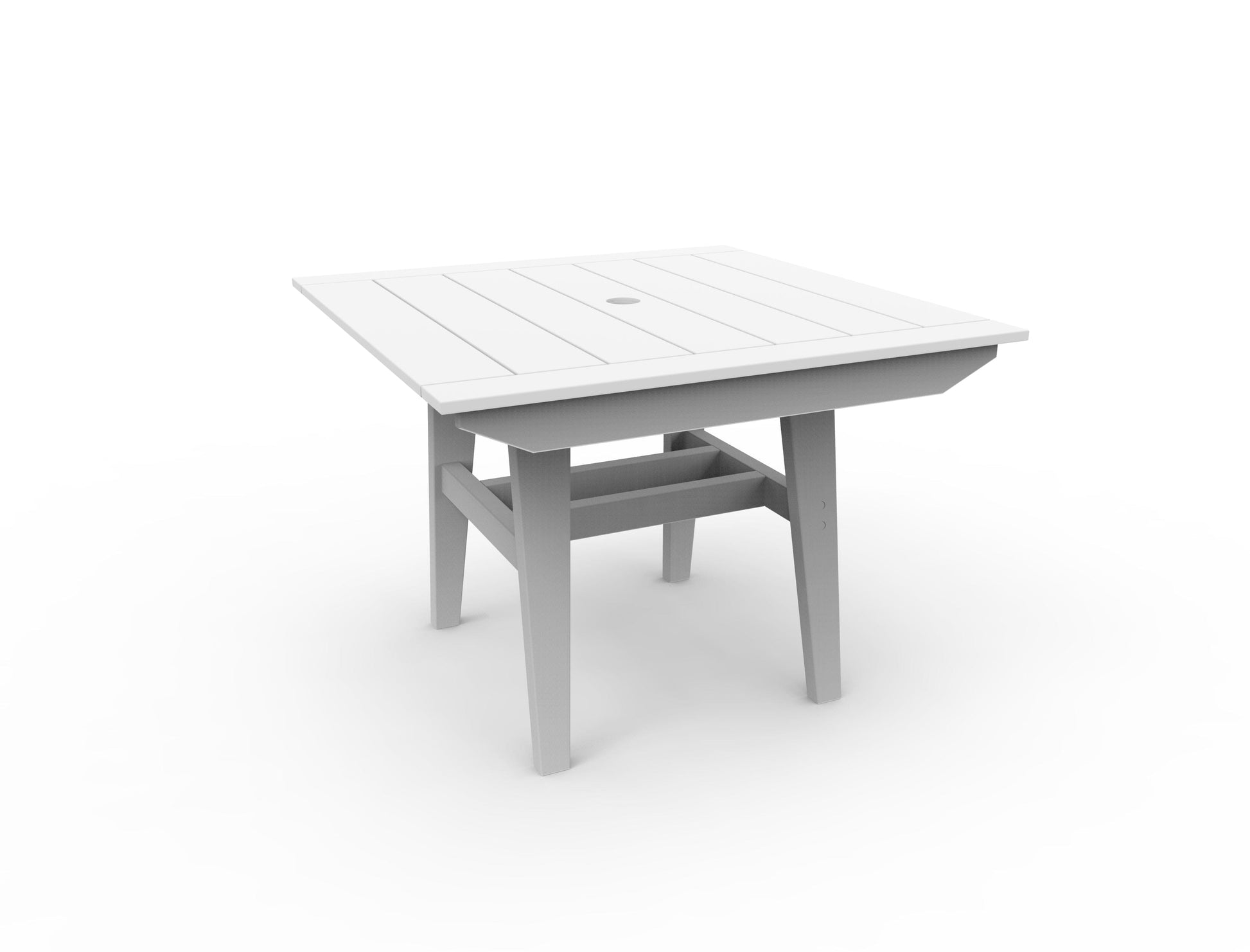 MAD 40" Square Dining Table by Seaside Casual Outdoor Dining Table Seaside Casual Furniture White 