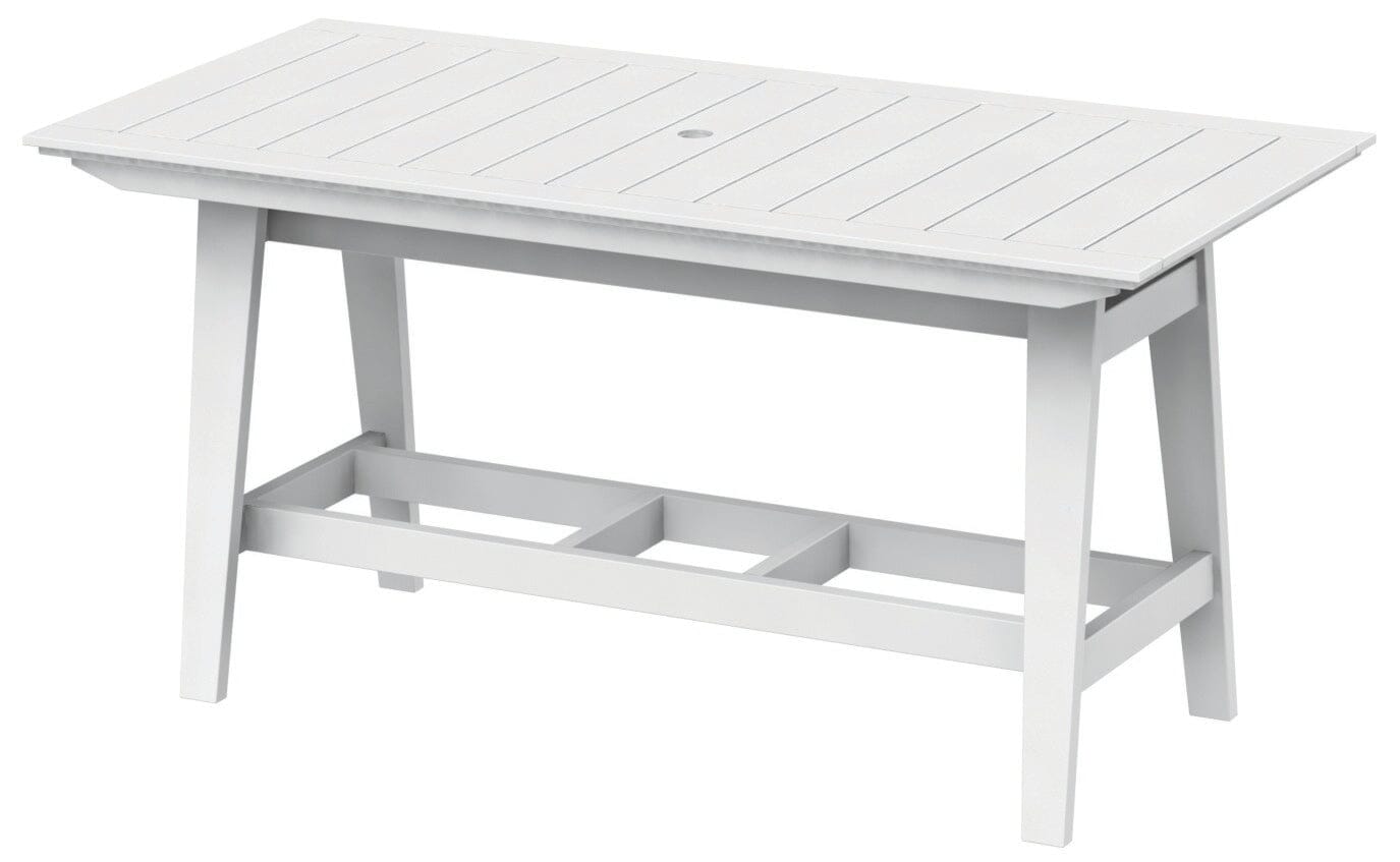 MAD 40" x 85" Rectangular Bar Table by Seaside Casual Outdoor Bar Table Seaside Casual Furniture 