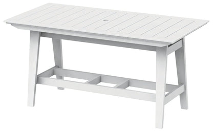 MAD 40" x 85" Rectangular Bar Table by Seaside Casual Outdoor Bar Table Seaside Casual Furniture 