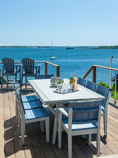 MAD 40" x 85" Rectangular Dining Table by Seaside Casual Outdoor Dining Table Seaside Casual Furniture 