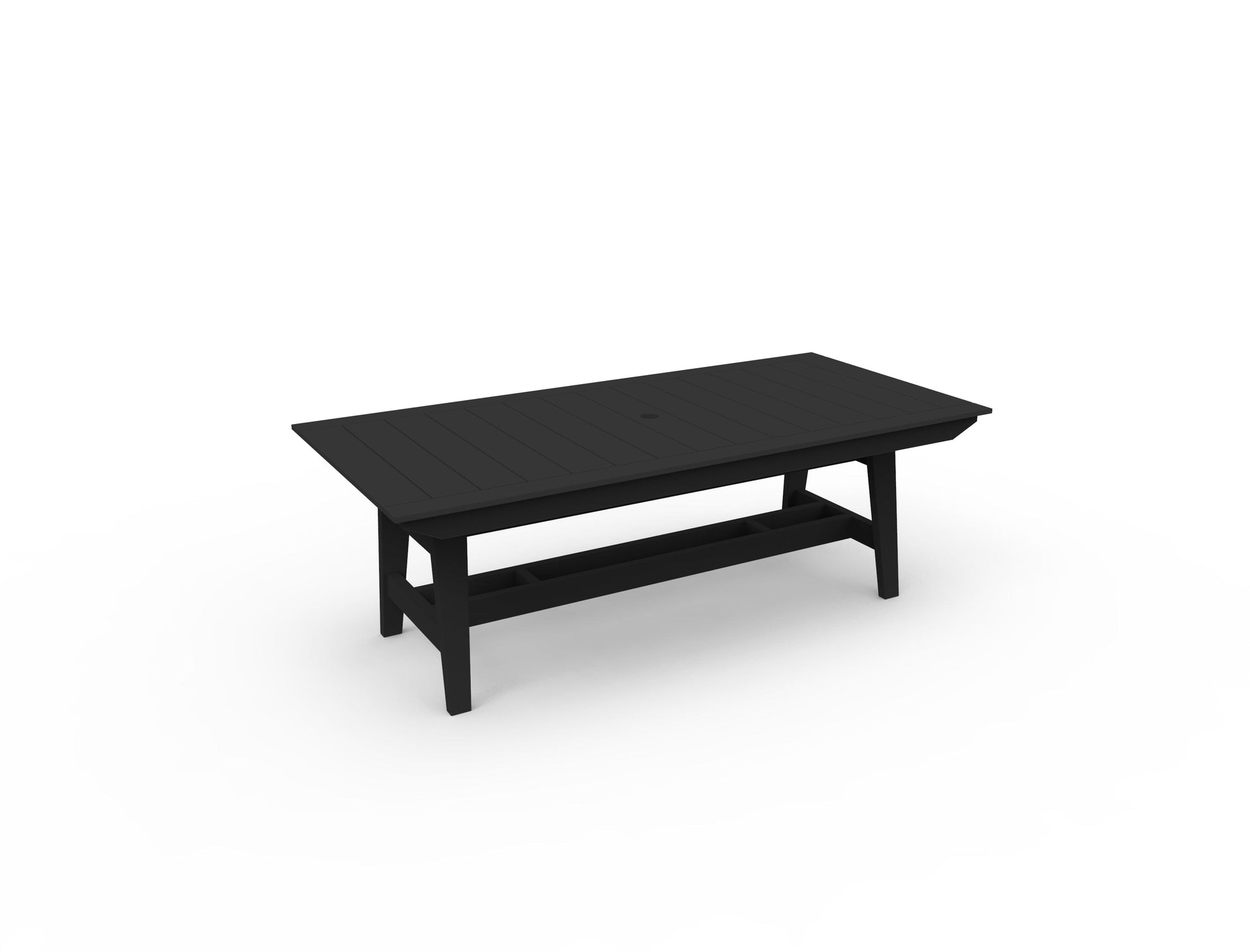 MAD 40" x 85" Rectangular Dining Table by Seaside Casual Outdoor Dining Table Seaside Casual Furniture Black 