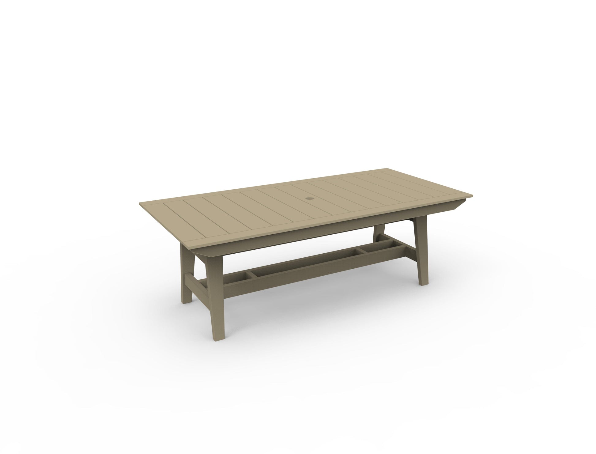 MAD 40" x 85" Rectangular Dining Table by Seaside Casual Outdoor Dining Table Seaside Casual Furniture Natural 