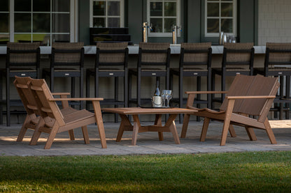 MAD Chat Loveseat by Seaside Casual Outdoor Loveseat Seaside Casual Furniture 