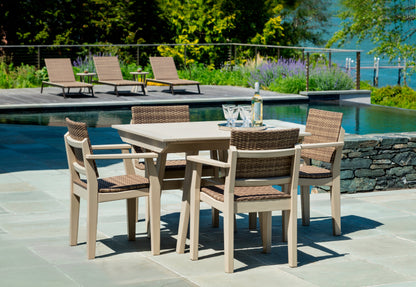 MAD Dining Arm Chair by Seaside Casual Outdoor Dining Chair Seaside Casual Furniture 