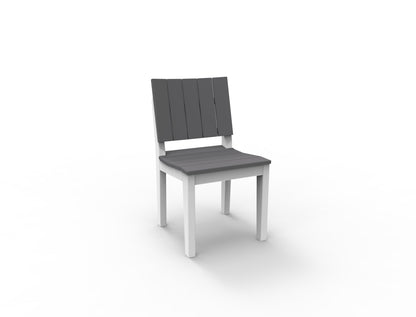 MAD Dining Side Chair by Seaside Casual Outdoor Dining Chair Seaside Casual Furniture Charcoal No - Fitted Cushion 