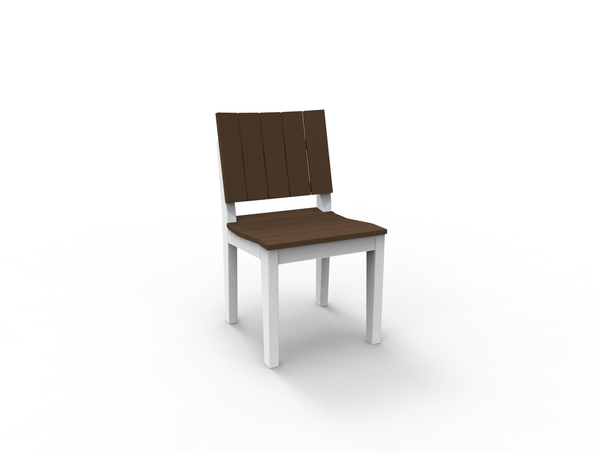 MAD Dining Side Chair by Seaside Casual Outdoor Dining Chair Seaside Casual Furniture Chestnut No - Fitted Cushion 