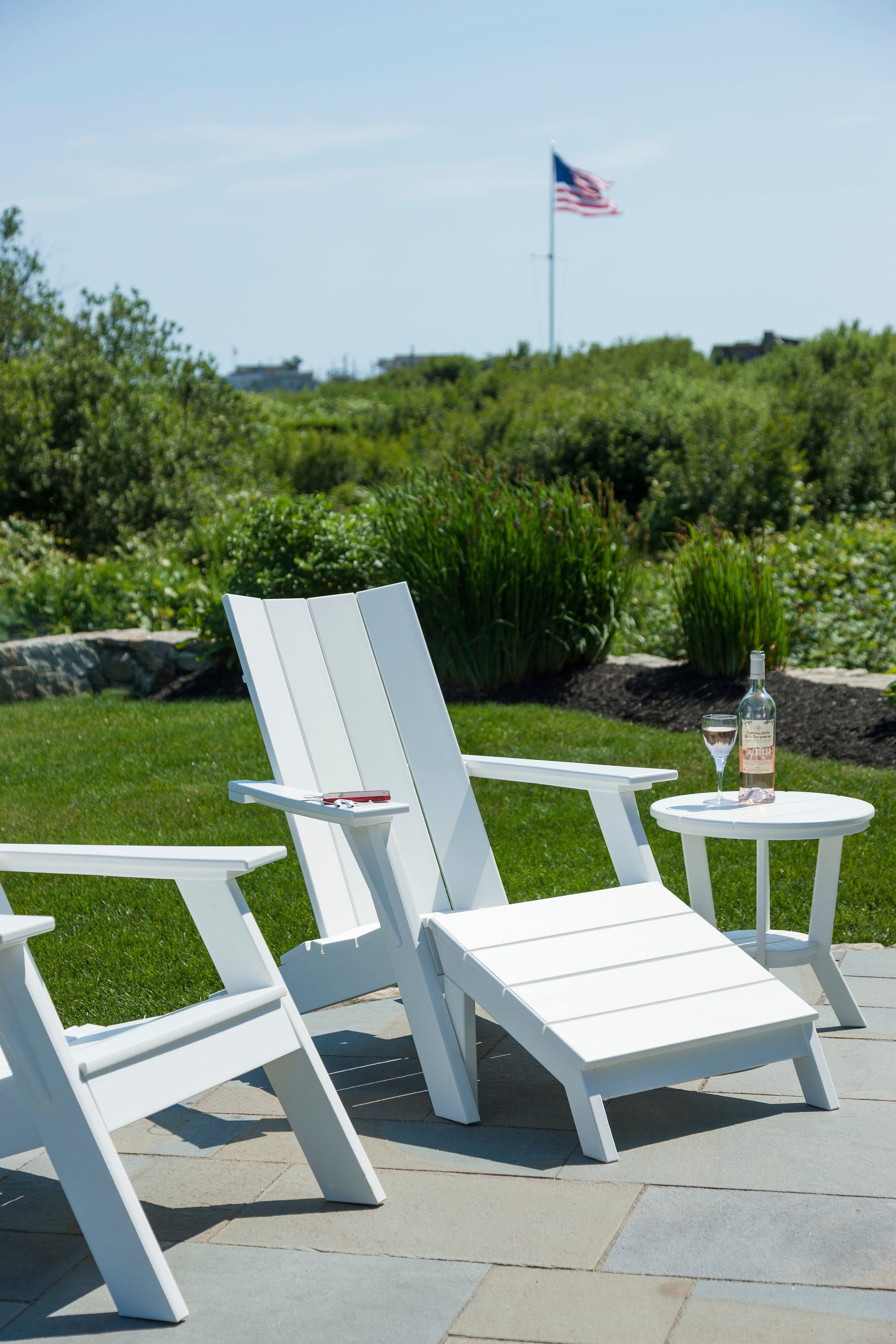 MAD Footstool by Seaside Casual Outdoor Footstool Seaside Casual Furniture 