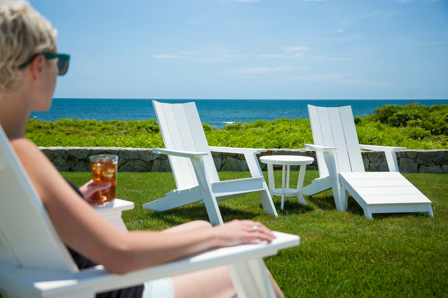 MAD Footstool by Seaside Casual Outdoor Footstool Seaside Casual Furniture 