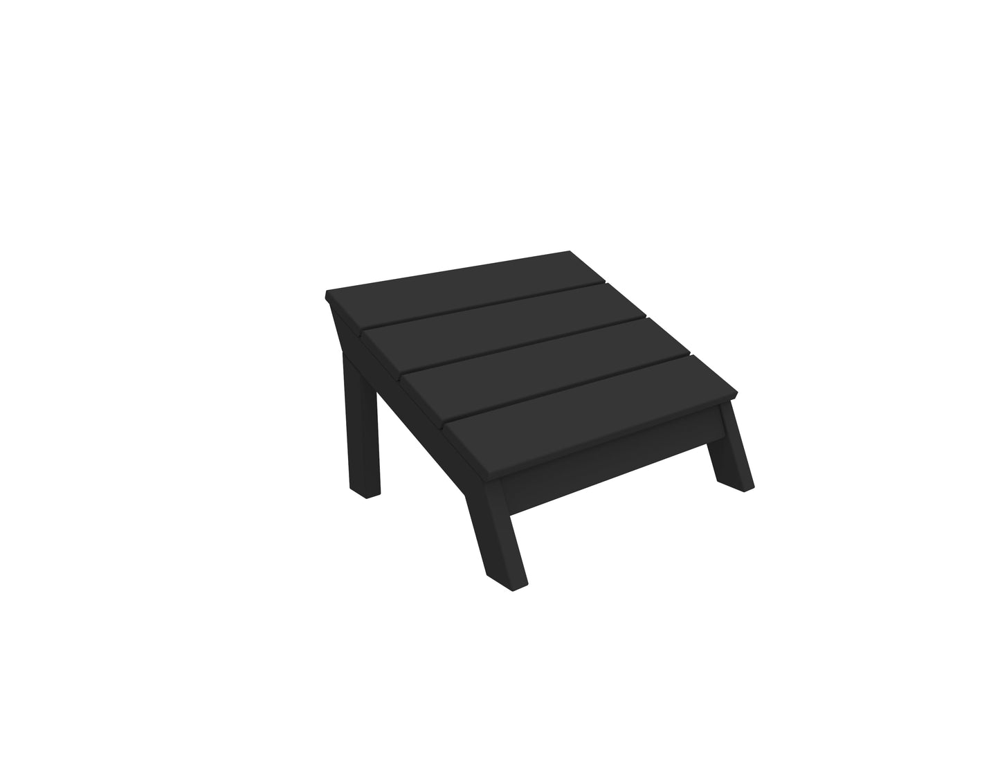 MAD Footstool by Seaside Casual Outdoor Footstool Seaside Casual Furniture Black 