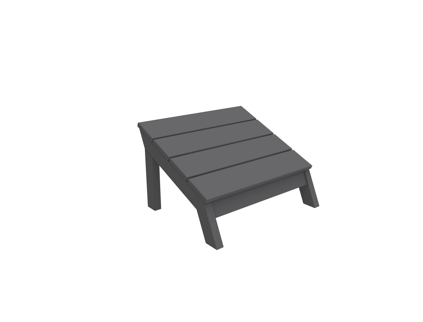 MAD Footstool by Seaside Casual Outdoor Footstool Seaside Casual Furniture Charcoal 