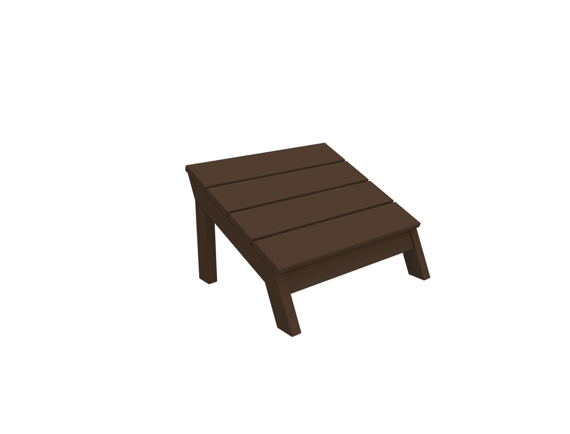 MAD Footstool by Seaside Casual Outdoor Footstool Seaside Casual Furniture Chestnut 