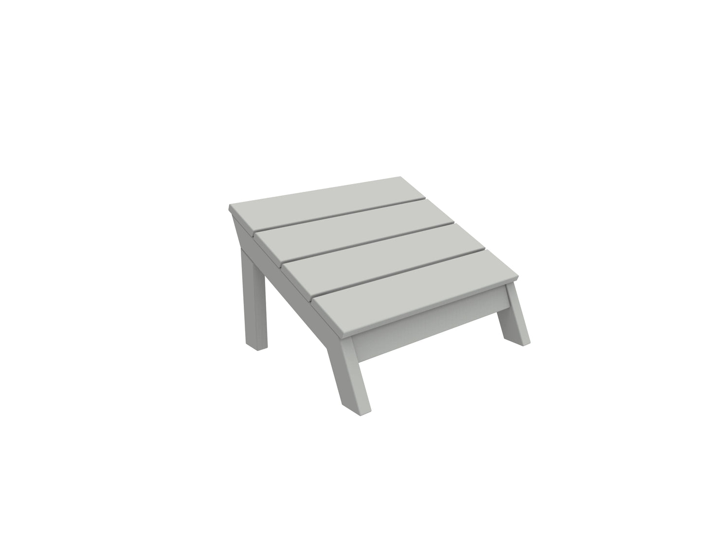 MAD Footstool by Seaside Casual Outdoor Footstool Seaside Casual Furniture Gray 