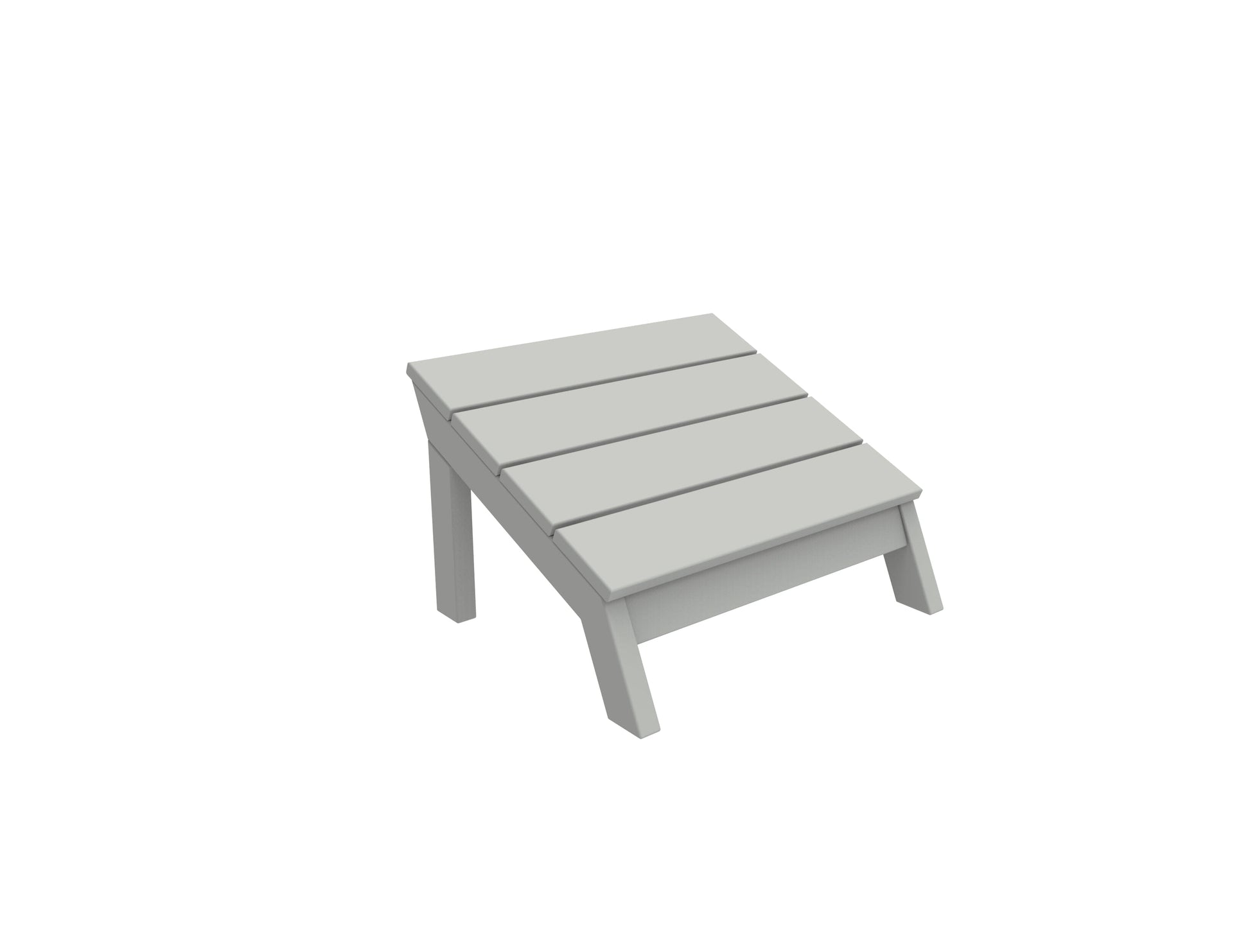 MAD Footstool by Seaside Casual Outdoor Footstool Seaside Casual Furniture Gray 