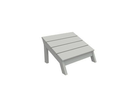 MAD Footstool by Seaside Casual Outdoor Footstool Seaside Casual Furniture Gray 