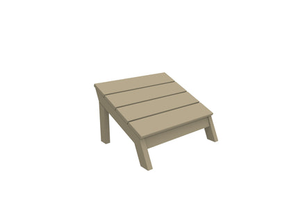 MAD Footstool by Seaside Casual Outdoor Footstool Seaside Casual Furniture Natural 