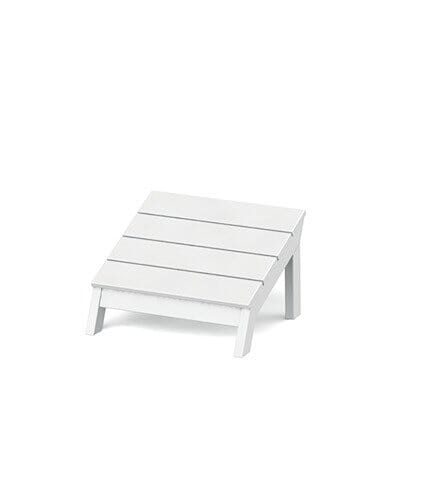MAD Footstool by Seaside Casual Outdoor Footstool Seaside Casual Furniture White 