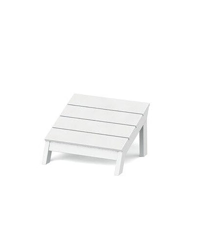 MAD Footstool by Seaside Casual Outdoor Footstool Seaside Casual Furniture White 
