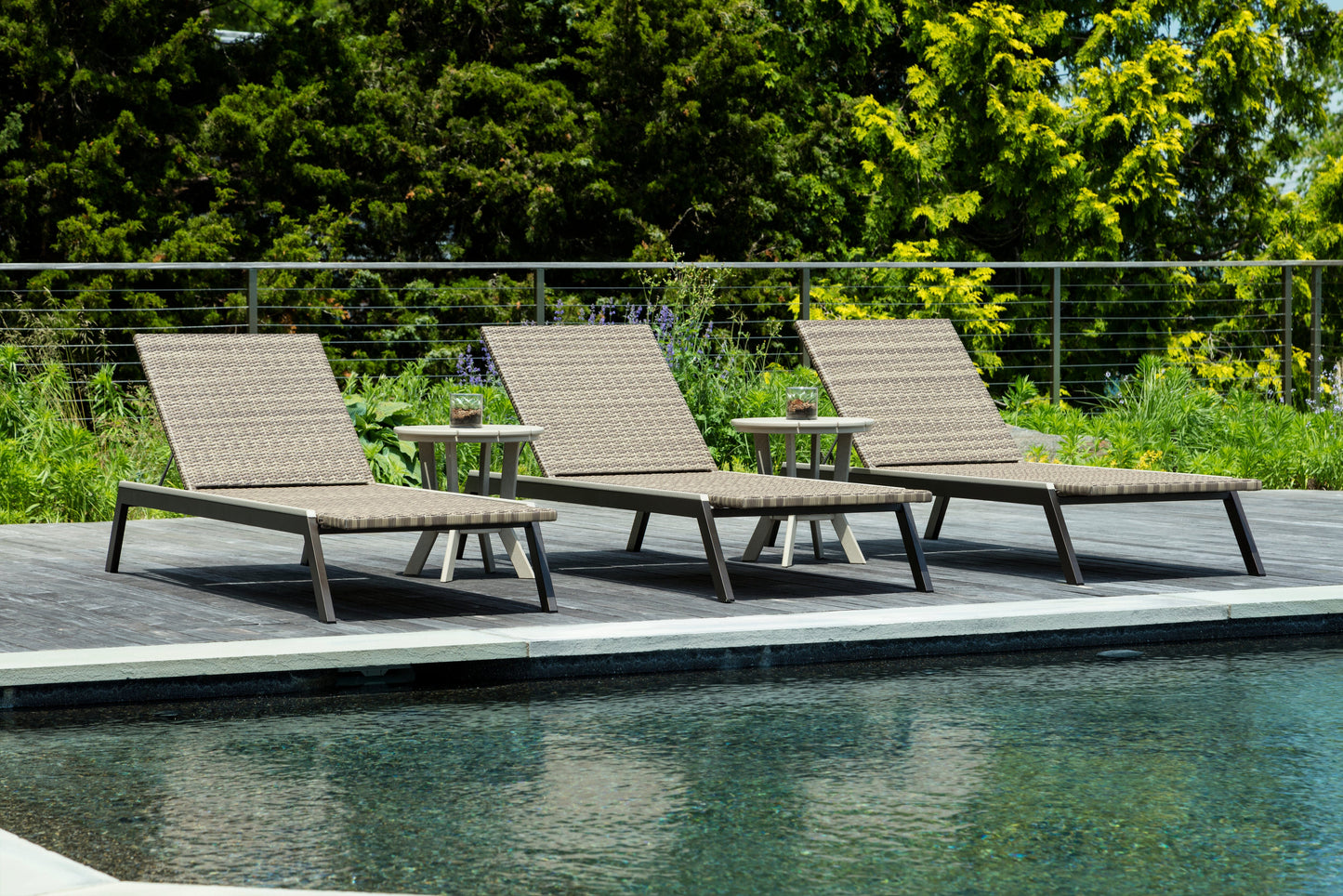 MAD Fusion Chaise (Slatted) by Seaside Casual Outdoor Chaise Lounge Seaside Casual Furniture 