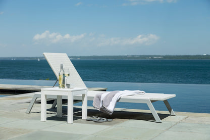 MAD Fusion Chaise (Slatted) by Seaside Casual Outdoor Chaise Lounge Seaside Casual Furniture 