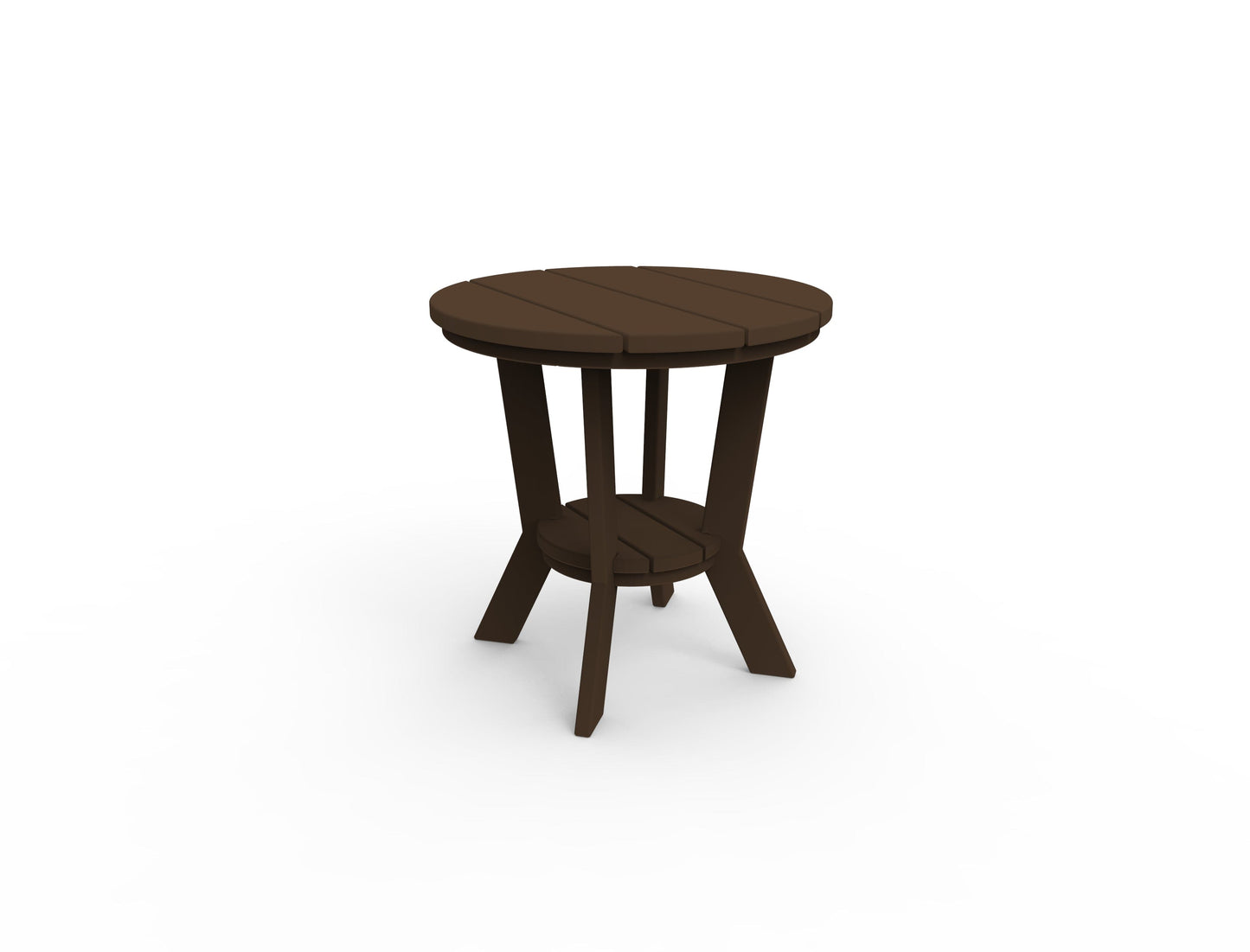 MAD Side Table by Seaside Casual Outdoor Side Table Seaside Casual Furniture Chestnut 