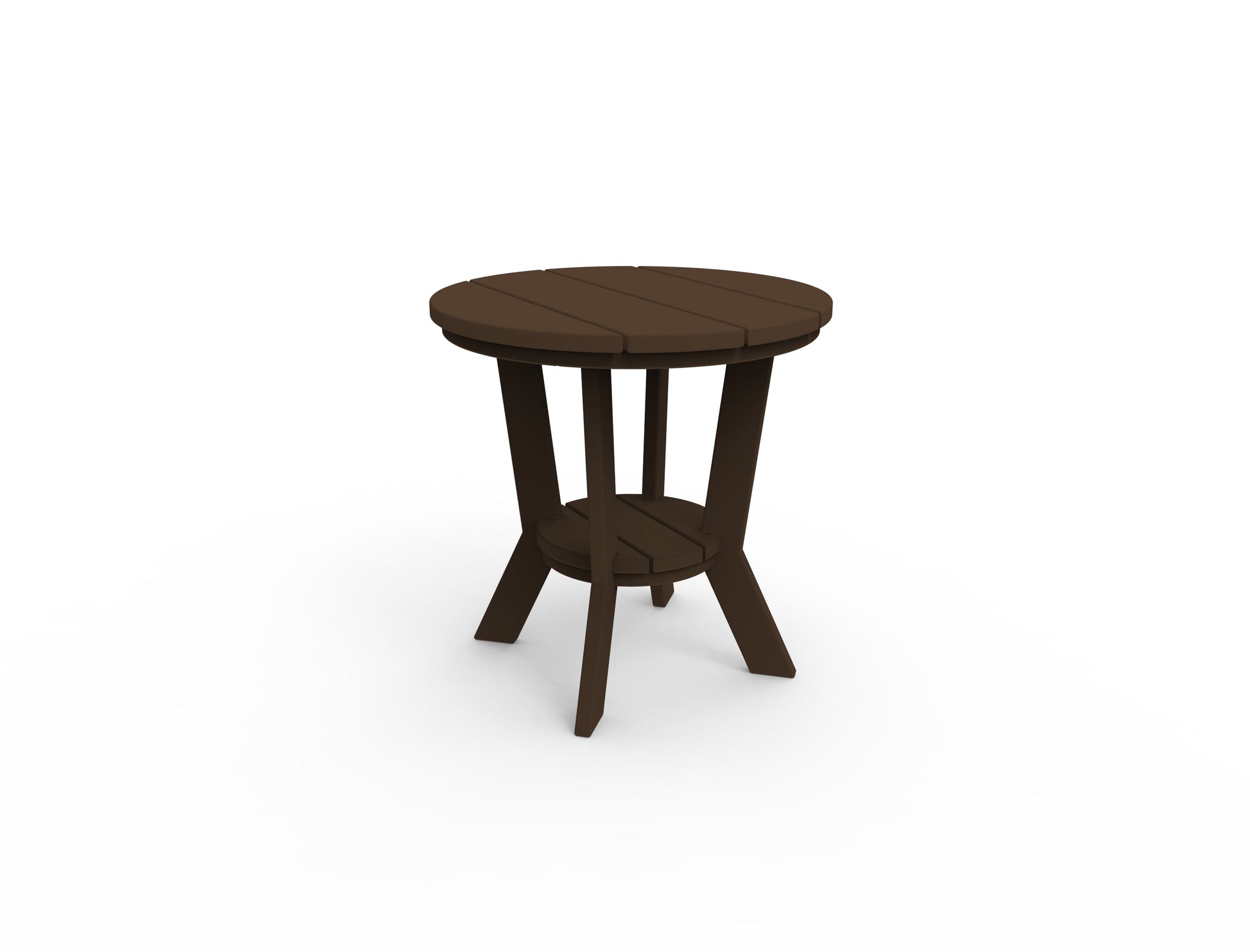 MAD Side Table by Seaside Casual Outdoor Side Table Seaside Casual Furniture Chestnut 