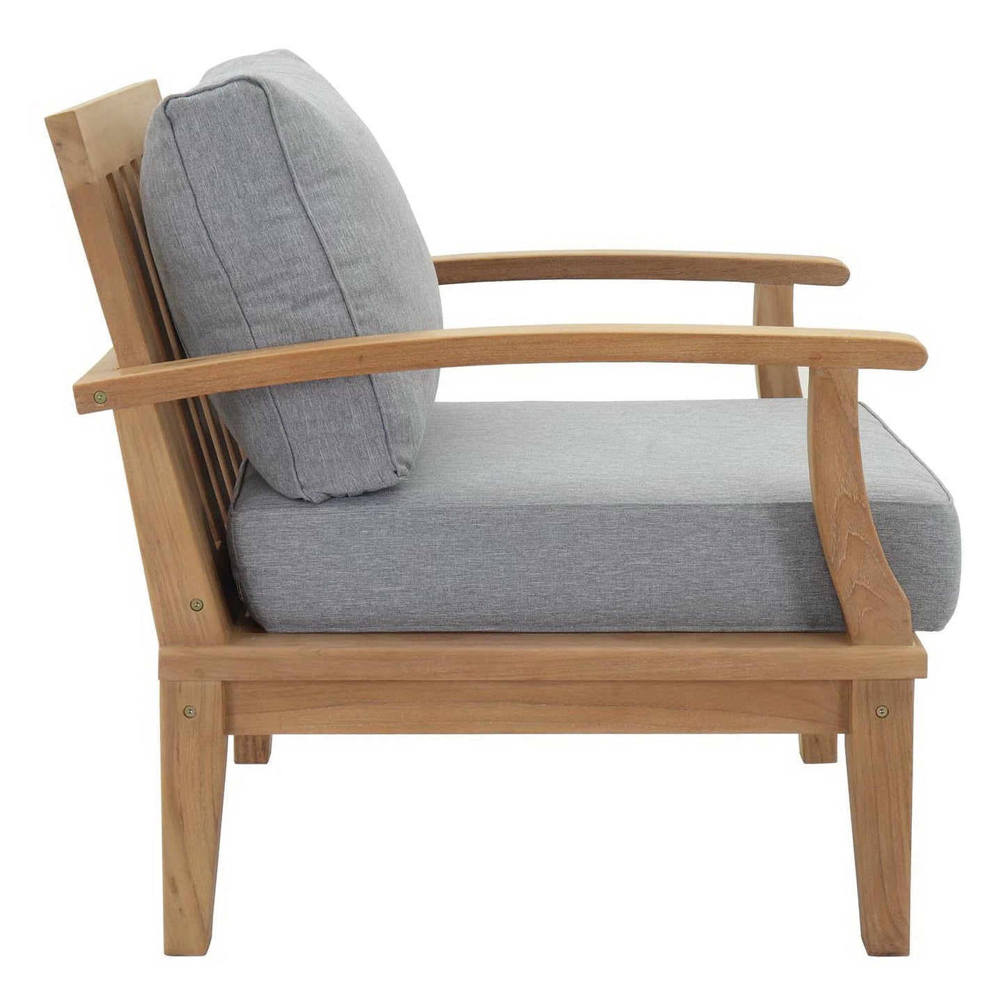 Marina 10 Piece Outdoor Patio Teak Set in Natural Gray by Modway Conversation Set Modway 