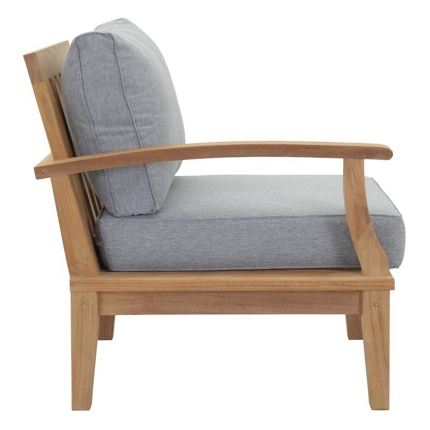 Marina 10 Piece Outdoor Patio Teak Set in Natural Gray by Modway Conversation Set Modway 