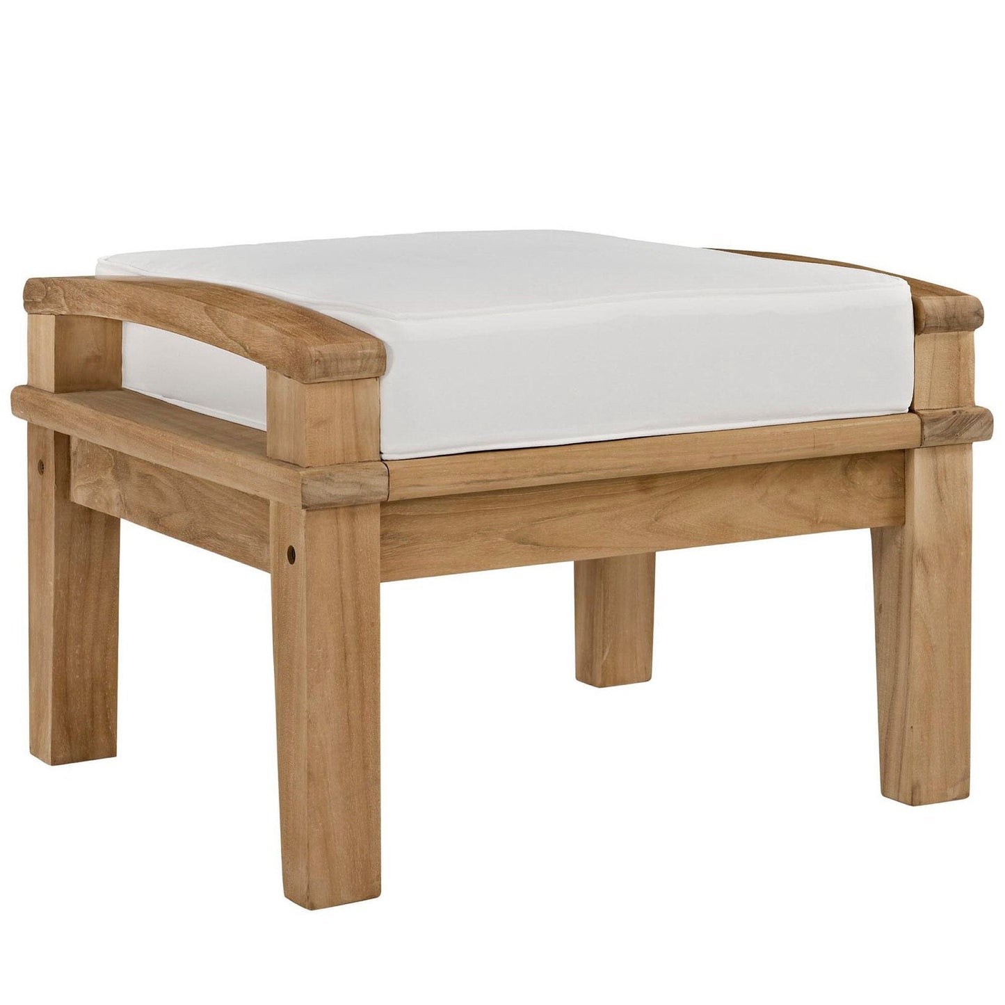 Marina 10 Piece Outdoor Patio Teak Set in Natural White by Modway Conversation Set Modway 