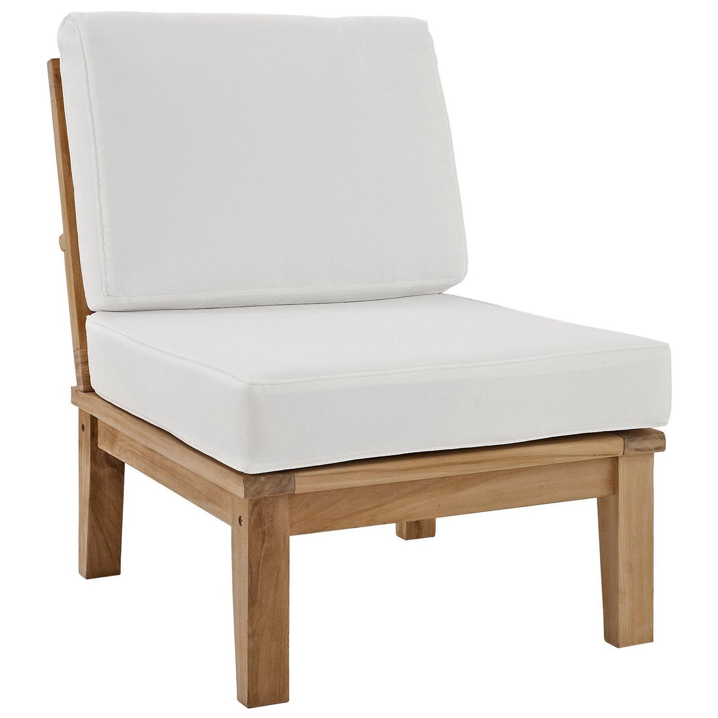 Marina 10 Piece Outdoor Patio Teak Set in Natural White by Modway Conversation Set Modway 