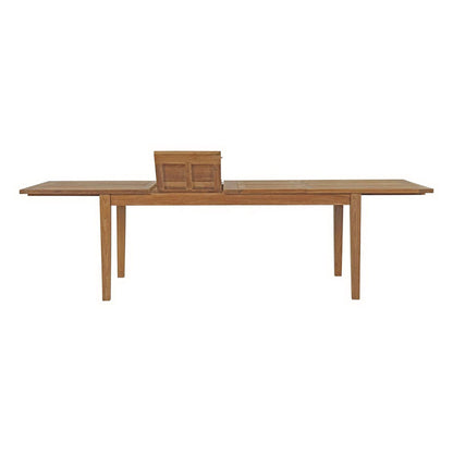 Marina 11 Piece Outdoor Patio Teak Dining Set in Natural White by Modway Dining Set Modway 