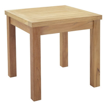 Marina 3 Piece Outdoor Patio Teak Furniture Set in Natural Gray by Modway (1487) Conversation Set Modway 