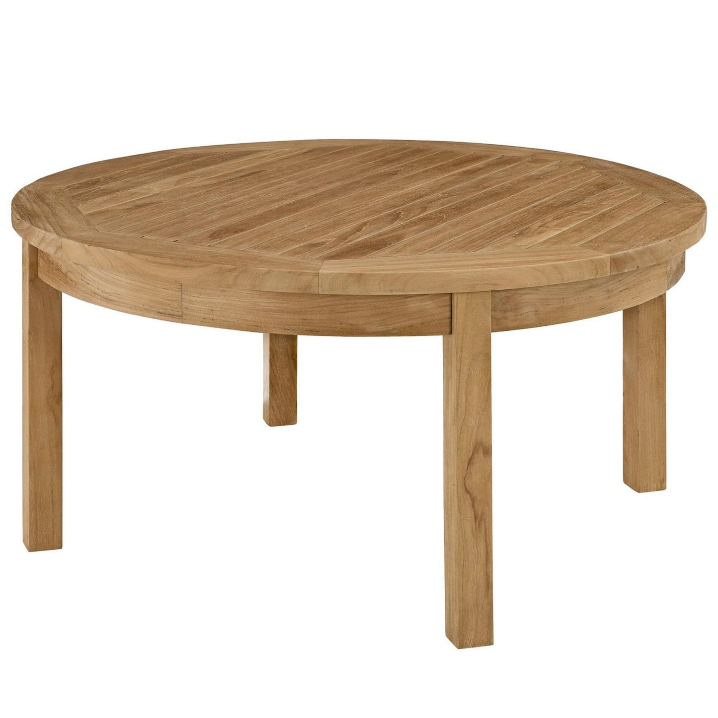 Marina 3 Piece Outdoor Patio Teak Furniture Set in Natural White by Modway Conversation Set Modway 