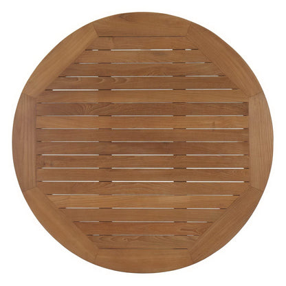 Marina 40" Outdoor Patio Teak Coffee Table in Natural by Modway (1153) Coffee Table Modway 