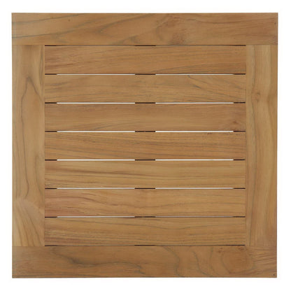 Marina Outdoor Patio Teak Side Table in Natural by Modway (1155) Side Table Modway 
