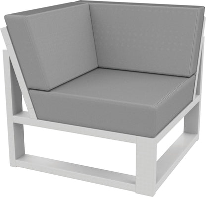 MIA Outdoor Deep Seating Corner Unit by Seaside Casual Outdoor Sectional Component Seaside Casual Furniture 